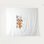 ハロウィンのかわいいアヒルの衣装 タペストリー (正面(横))