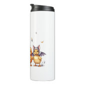 ハロウィンのかわいいアヒルの衣装 タンブラー (回転右)