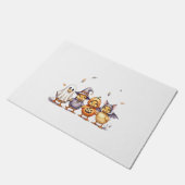 ハロウィンのかわいいアヒルの衣装 ドアマット (アングル)