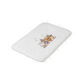 ハロウィンのかわいいアヒルの衣装 バスマット (アングル)