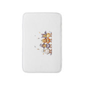 ハロウィンのかわいいアヒルの衣装 バスマット (正面縦)