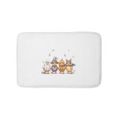 ハロウィンのかわいいアヒルの衣装 バスマット (正面)