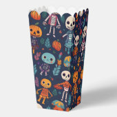 ハロウィンのかわいいカボチャ頭 フェイバーボックス (裏面)