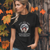 ハロウィンのかわいいコウモリ トライブレンドTシャツ