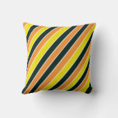 ハロウィンのかわいいトリックまたはキャンディーコーンを扱う クッション (裏面)