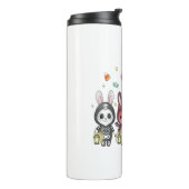 ハロウィンのかわいいバニーの衣装 タンブラー (回転左)