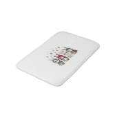 ハロウィンのかわいいバニーの衣装 バスマット (アングル)