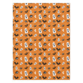 ハロウィンのかわいいパターン テーブルクロス (正面)