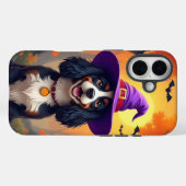 ハロウィンのかわいいパピーと落ち着いたオータムビベス 📱💫 Case-Mate iPhoneケース (裏面 (横))