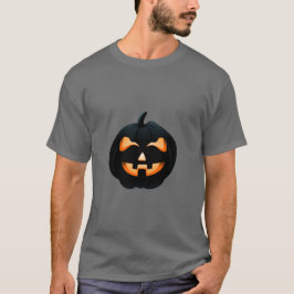 ハロウィンのかわいいパンプキンTシャツ | かわいいおばけのジャック・オ・ランタン Tシャツ