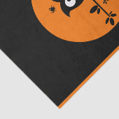 ハロウィンのかわいいフクロウ 薄葉紙 (詳細)