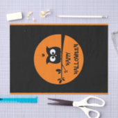 ハロウィンのかわいいフクロウ 薄葉紙 (クラフト)