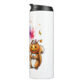 ハロウィンのかわいいリスの衣装 タンブラー (回転右)