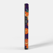 ハロウィンのかわいい笑顔のかぼちゃを iPhoneケース (右側面)