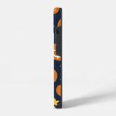 ハロウィンのかわいい笑顔のかぼちゃ iPhoneケース (左側面)