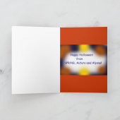 ハロウィンのかわいこちゃん カード (内部)