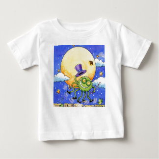 ハロウィンのくもの幼児のTシャツ ベビーTシャツ