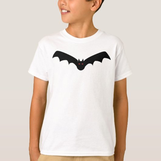 ハロウィンのこうもりのTシャツ Tシャツ (正面)