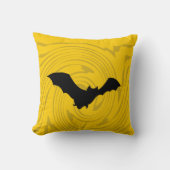 ハロウィンのこうもり クッション (正面)
