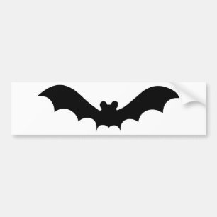 ハロウィンのこうもり バンパーステッカー