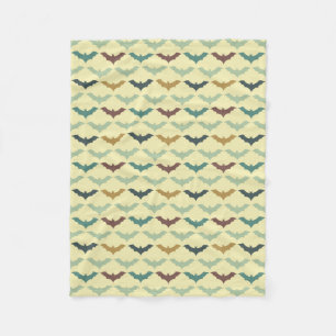 ハロウィンのこうもり フリースブランケット