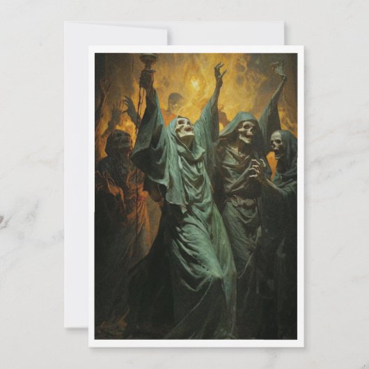 ハロウィンのご招待 招待状 (正面)