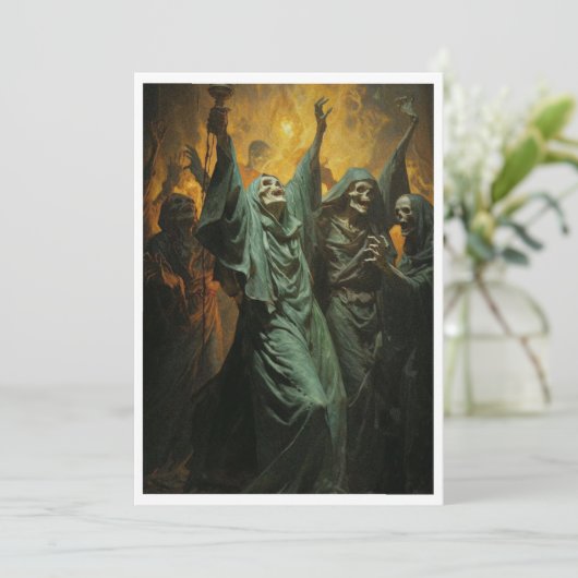 ハロウィンのご招待 招待状 (スタンド正面)