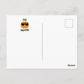 ハロウィンのご挨拶、二匹の黒猫、 ポストカード (裏面)