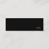 ハロウィンのしおり スキニー名刺 (裏面)