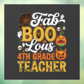 ハロウィンのすばらしい小学4年生の先生 ウィンドウサイン (シート3)