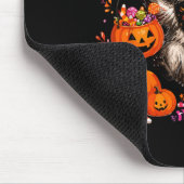 ハロウィンのたぬき 魔女のたぬき 飲む マウスパッド (コーナー)