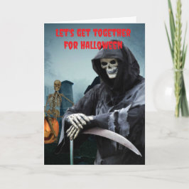 ハロウィンのために集まろう。 カード