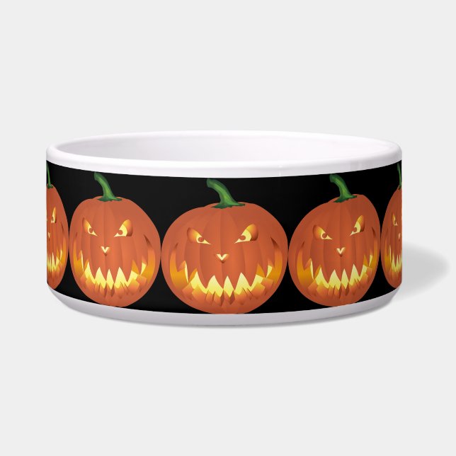 ハロウィンのためのカボチャ ボウル (正面)
