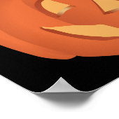 ハロウィンのためのカボチャ 1 ポスター (角)
