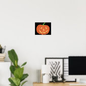 ハロウィンのためのカボチャ 1 ポスター (ホームオフィス)