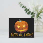 ハロウィンのためのカボチャ 6 シーズンポストカード (スタンド正面)