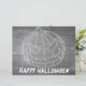 ハロウィンのためのカボチャ 6 黒板風デザイン (スタンド正面)