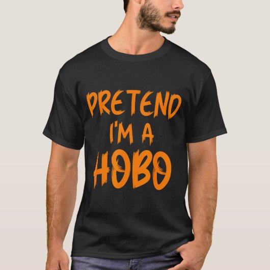 ハロウィンのふりハーボーコスチューム 楽しい怠け者キッズ Tシャツ (正面)