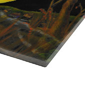 ハロウィンのまな板、忍耐、ハロウィンは近づきます カッティングボード (角)