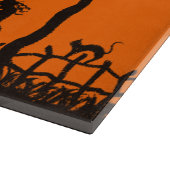 ハロウィンのまな板、魔法使い、かかし、スカル カッティングボード (角)