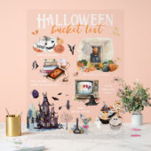 ハロウィンのやりたいことリスト | 水彩イラスト アクリルサイン (ウェディング)