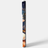 ハロウィンのアメリカン・アキタとカボチャの怖いデザイン Case-Mate iPhoneケース (裏面 / 左)