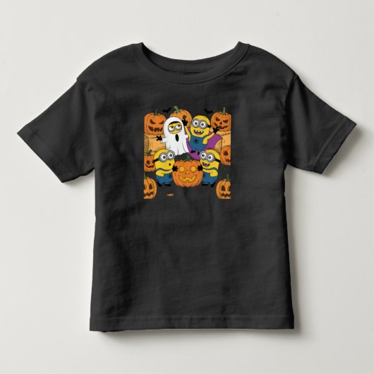 ハロウィンのアート トドラーTシャツ (正面)