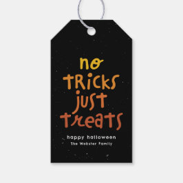 ハロウィンのイタズラはなし、お菓子だけ!かわいい楽しいハロウィンパーティー ギフトタグ