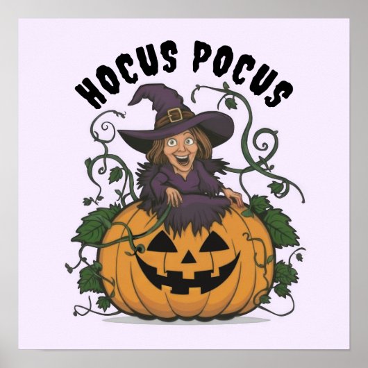 ハロウィンのウィッチが楽しい ポスター (正面)
