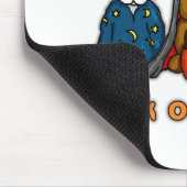 ハロウィンのウサギのトリック・オア・トリート マウスパッド (コーナー)