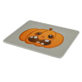 ハロウィンのオレンジカボチャジャッキo'のランタン カッティングボード (角)