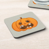 ハロウィンのオレンジカボチャジャッキo'のランタン コースター (左側)