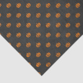 ハロウィンのオレンジカボチャ黒板パターン 薄葉紙 (詳細)