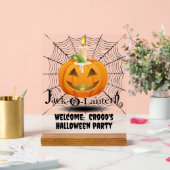 ハロウィンのオーダーメイドウェルカム アクリルサイン (ウェディング)